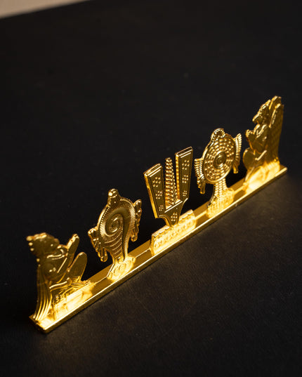 Zinc Alloy Shank Chakra Nama Stand - Gold Finish - WBG1424-3