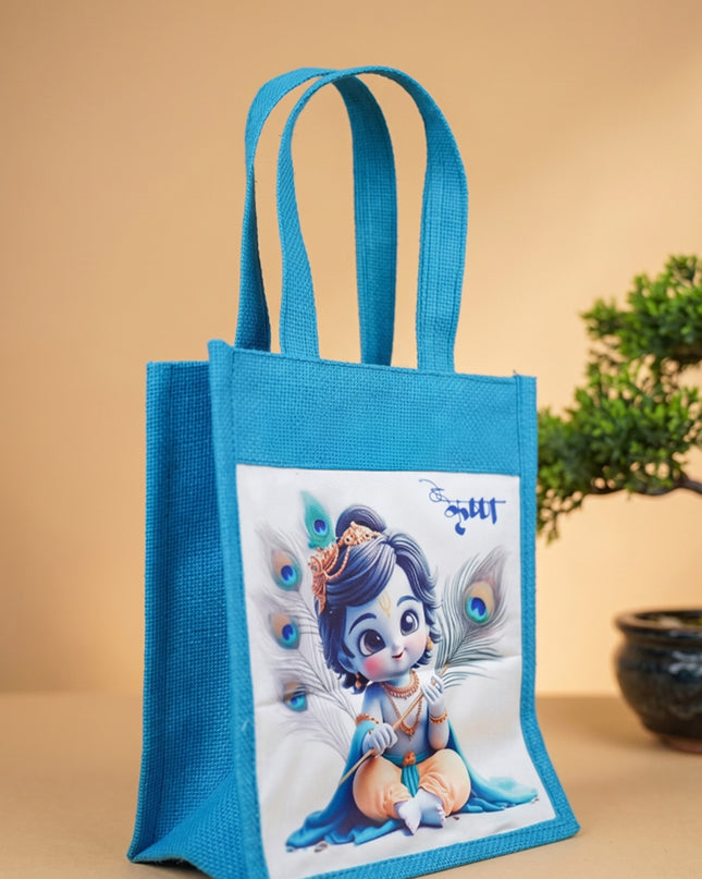 Jute Bag - Krishna Printed - WBG1426