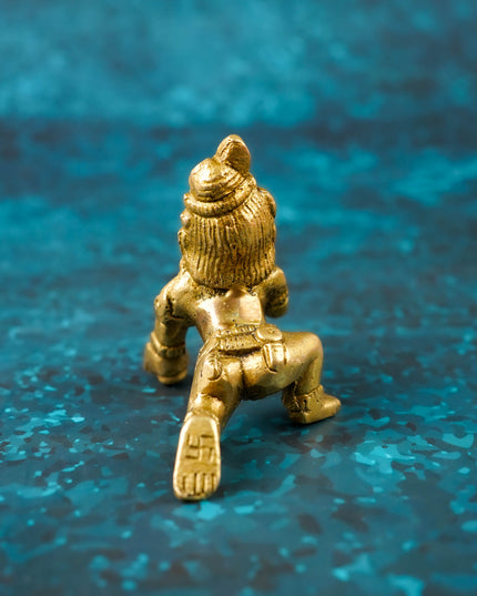 Brass Laddu Gopal Figurines - 2 inch - WBG1436