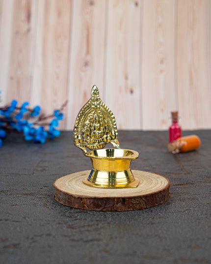 Brass Gajalakshmi Kamakshi Diya - WBG1441