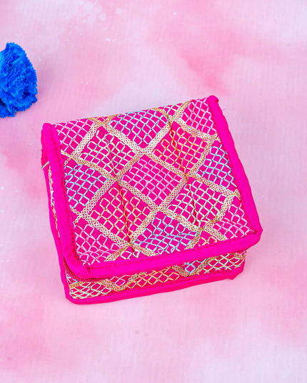 Embroidered Jewellery Pouch - WBG1496