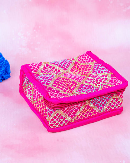 Embroidered Jewellery Pouch - WBG1496