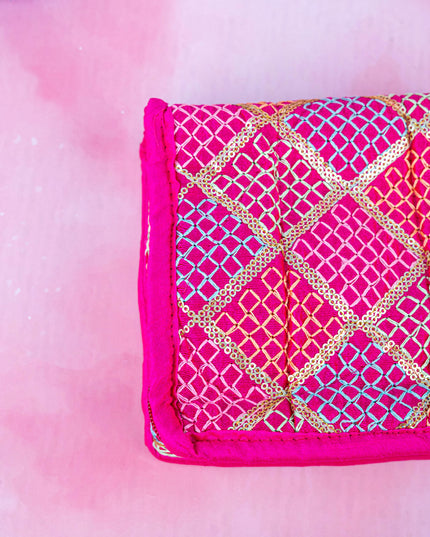 Embroidered Jewellery Pouch - WBG1496