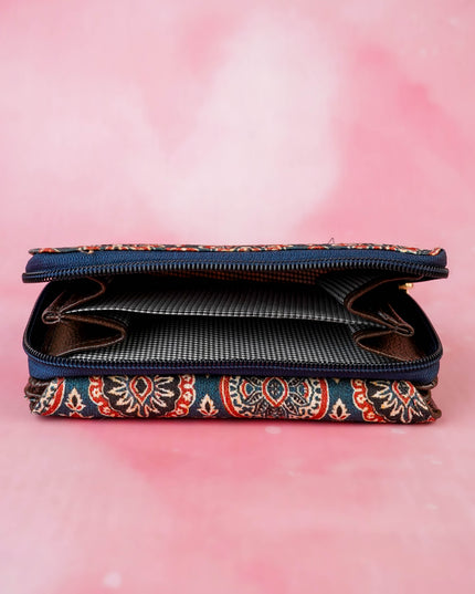 Tussar Silk Hand Purse - WBG1502