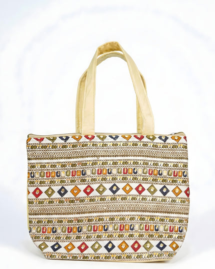 Rayon Multi Color Hand Bag - WBG1504