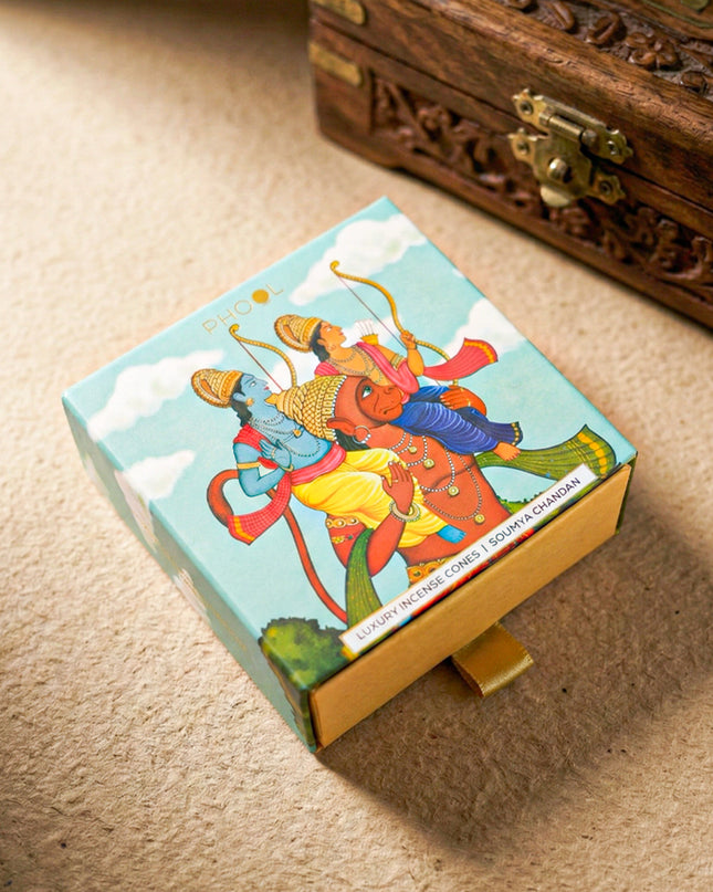 Luxury Incense Cones - Soumya Chandan - WBG1513
