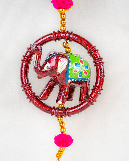 Elephant Thoran with Bells - Set of 2 - WBG1588