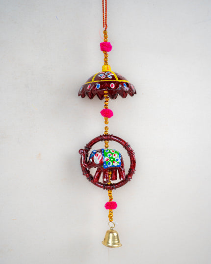 Elephant Thoran with Bells - Set of 2 - WBG1588