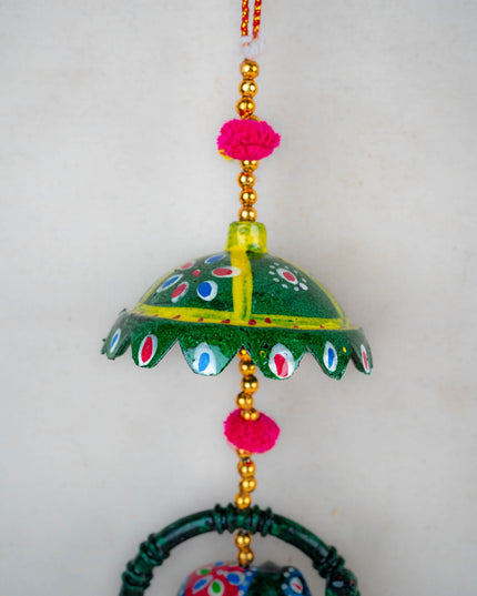 Elephant Thoran with Bells - Set of 2 - WBG1588