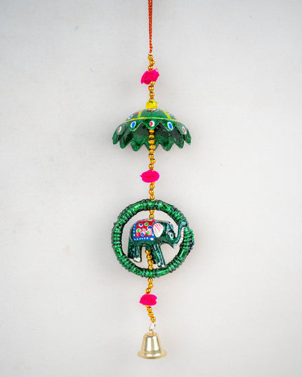 Elephant Thoran with Bells - Set of 2 - WBG1588