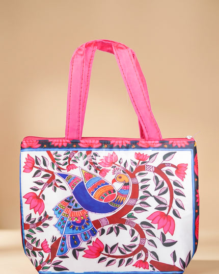 Handbag with Peacock Design - WBG1621