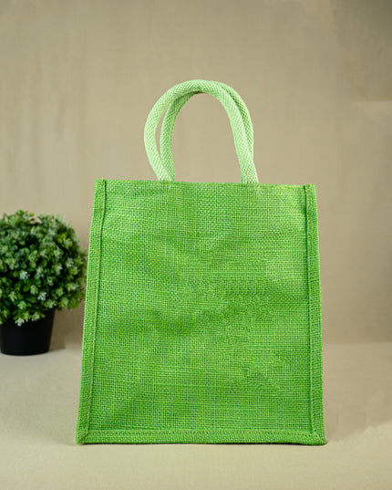 Jute Bag with Warli Print - WBG1692