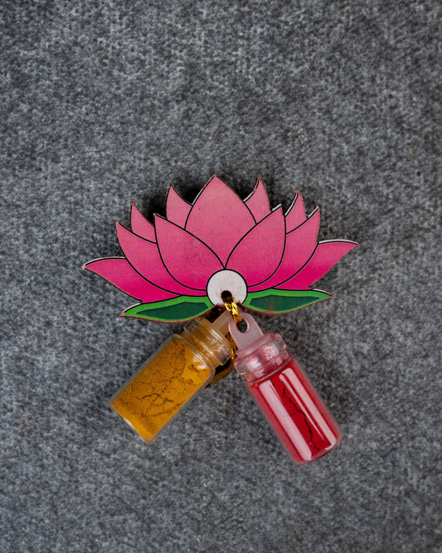 Lotus Haldi Kumkum Set - WBG1713