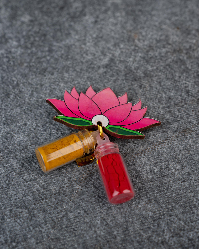 Lotus Haldi Kumkum Set - WBG1713