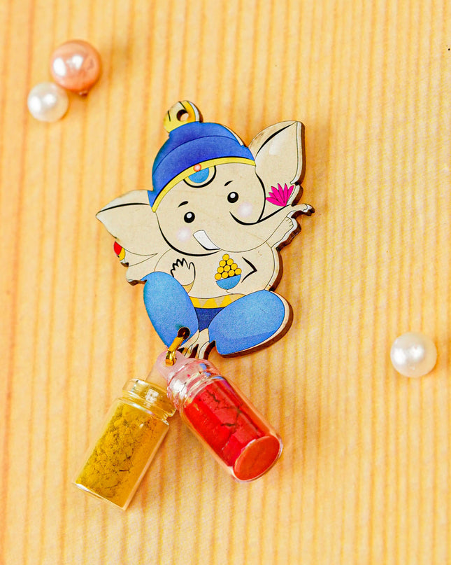 Ganesha Haldi Kumkum Set - WBG1717