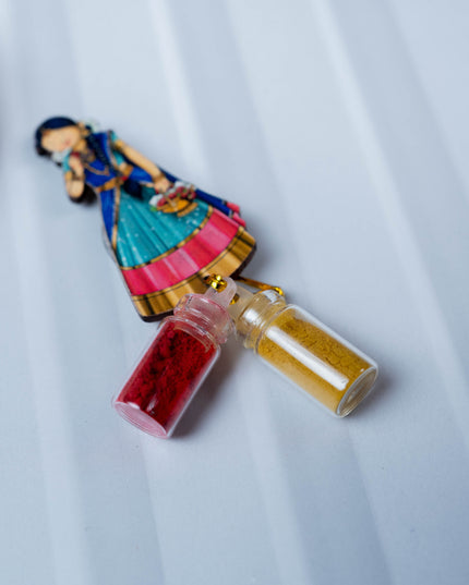 Half Saree Haldi Kumkum Set - WBG1718