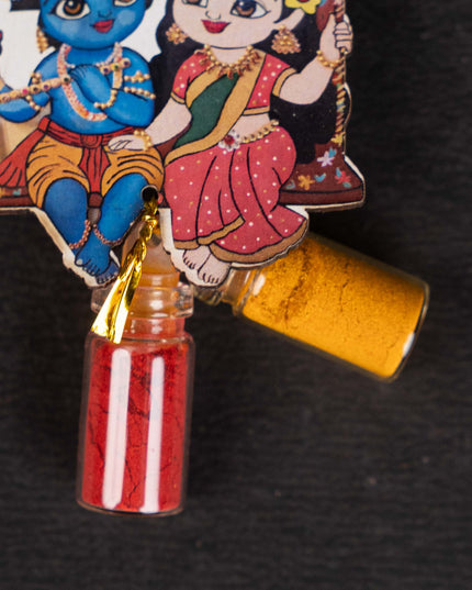 Radhakrishna Haldi Kumkum Set - WBG1720