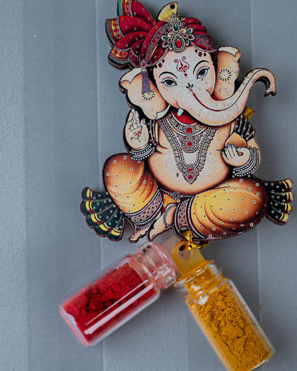 Ganesha Haldi Kumkum Set - WBG1740