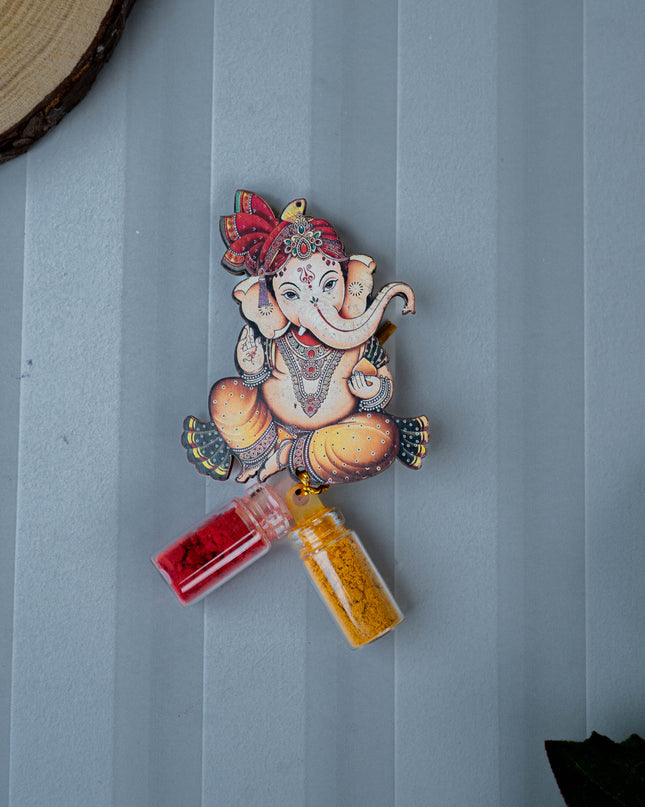Ganesha Haldi Kumkum Set - WBG1740
