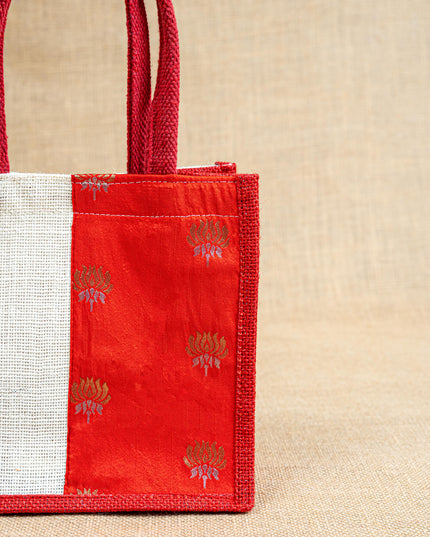 Jute Bag with Contrast Border - WBG1762