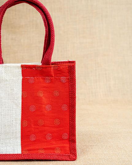 Jute Bag with Contrast Border - WBG1762