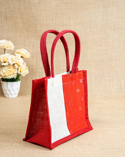 Jute Bag with Contrast Border - WBG1762