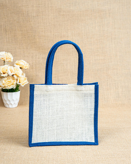 Jute Bag with Contrast Border - WBG1762