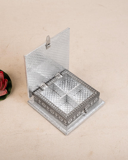 Customized - Meenakari Dry Fruit Box - 6x6 inch - Baby Shower - WBG1781