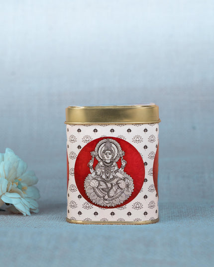 Printed Tin box - Madhubani Design - WBG1786