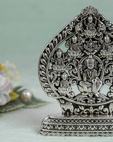 Murti - Ashtalakshmi - Silver Antique Finish - 3 inch - WBG1794-2