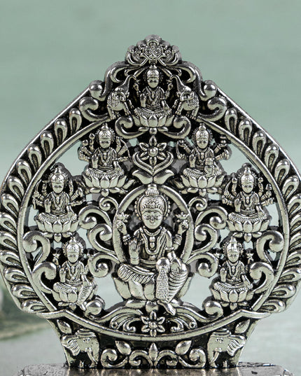 Murti - Ashtalakshmi - Silver Antique Finish - 3 inch - WBG1794-2