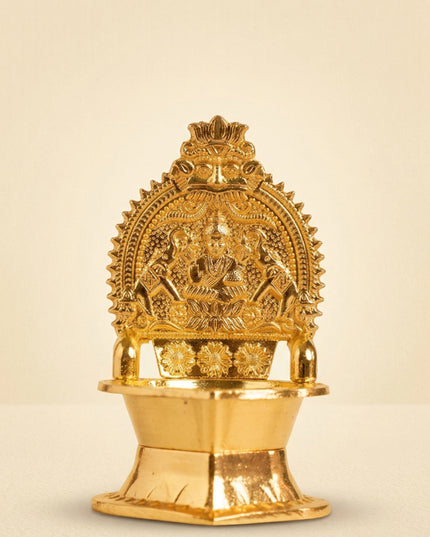 Zinc Alloy - Kamatchi Diya - Gold - 4 inch - WBG1798