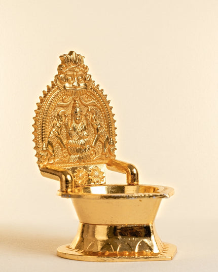 Zinc Alloy - Kamatchi Diya - Gold - 4 inch - WBG1798