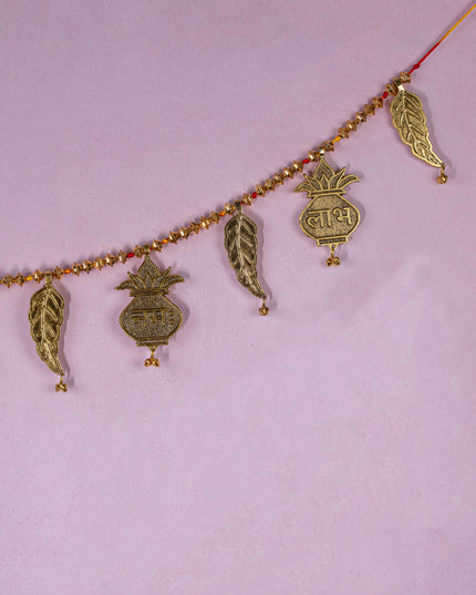 Decorative Thoran with Kalash - Gold - WBG1803-2