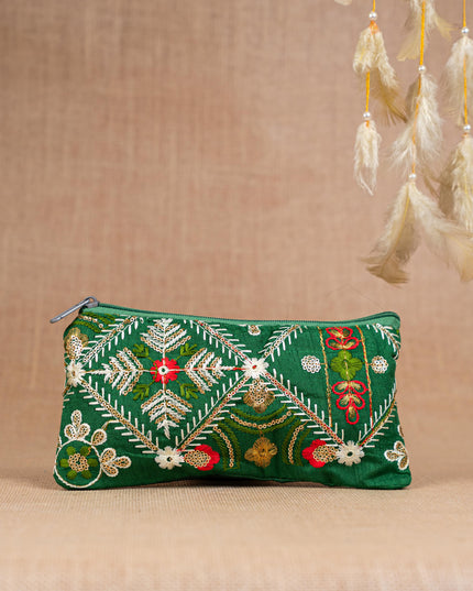 Raw Silk Purse - Embroidery Design - WBG1821