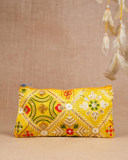 Raw Silk Purse - Embroidery Design - WBG1821