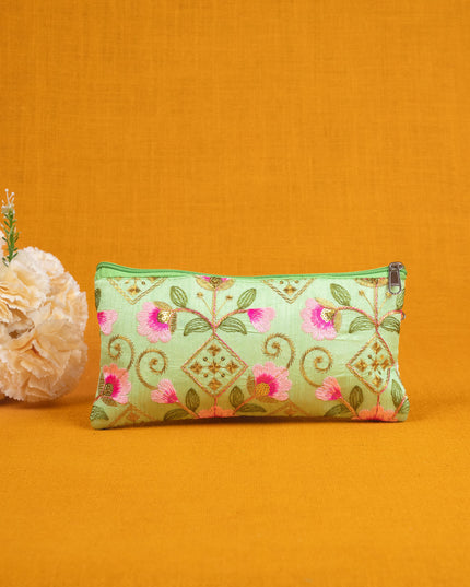 Raw Silk Purse - Embroidery Design - WBG1821