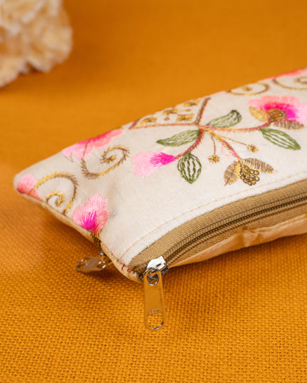 Raw Silk Purse - Embroidery Design - WBG1821