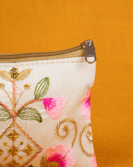 Raw Silk Purse - Embroidery Design - WBG1821