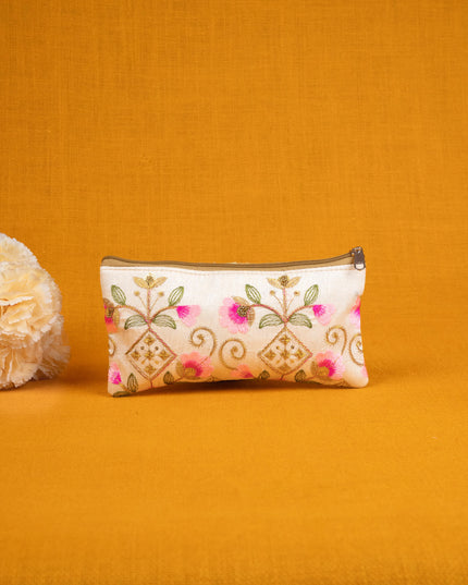Raw Silk Purse - Embroidery Design - WBG1821