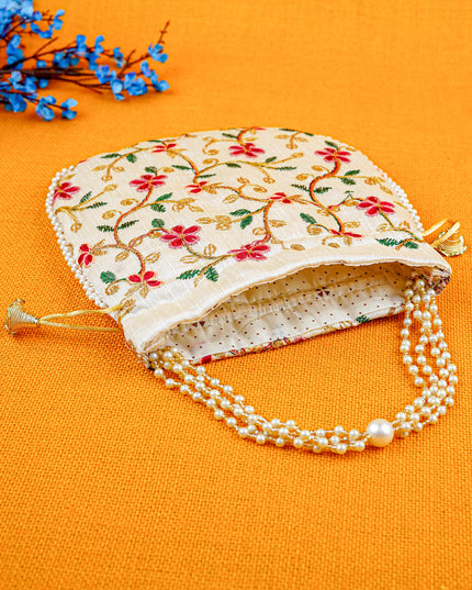 Potli Bag with Embroidery Deisgn - WBG1822