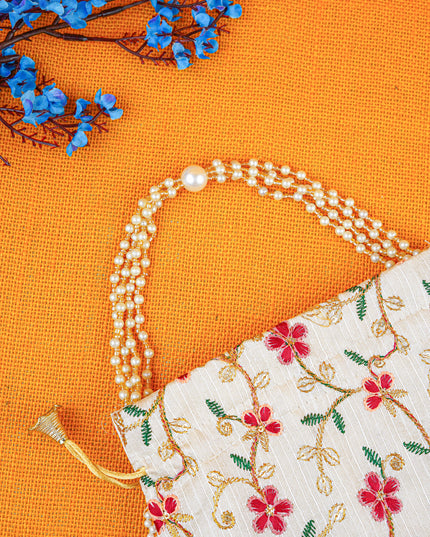 Potli Bag with Embroidery Deisgn - WBG1822