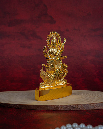Saraswathi Murthi - Gold Finish - 4 inch - WBG1830-1