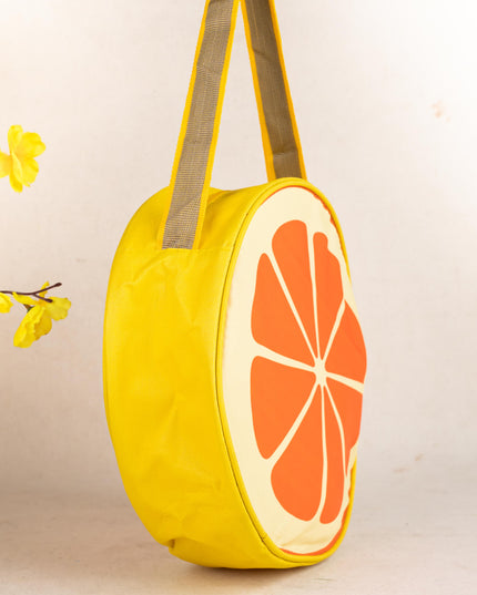 Kids Sling Bag - 10 Inch - Lemon - Orange - WBG1832-2