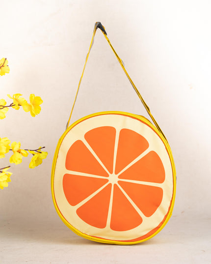 Kids Sling Bag - 10 Inch - Lemon - Orange - WBG1832-2