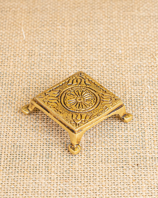 Brass Pooja Chowki - WBG1834