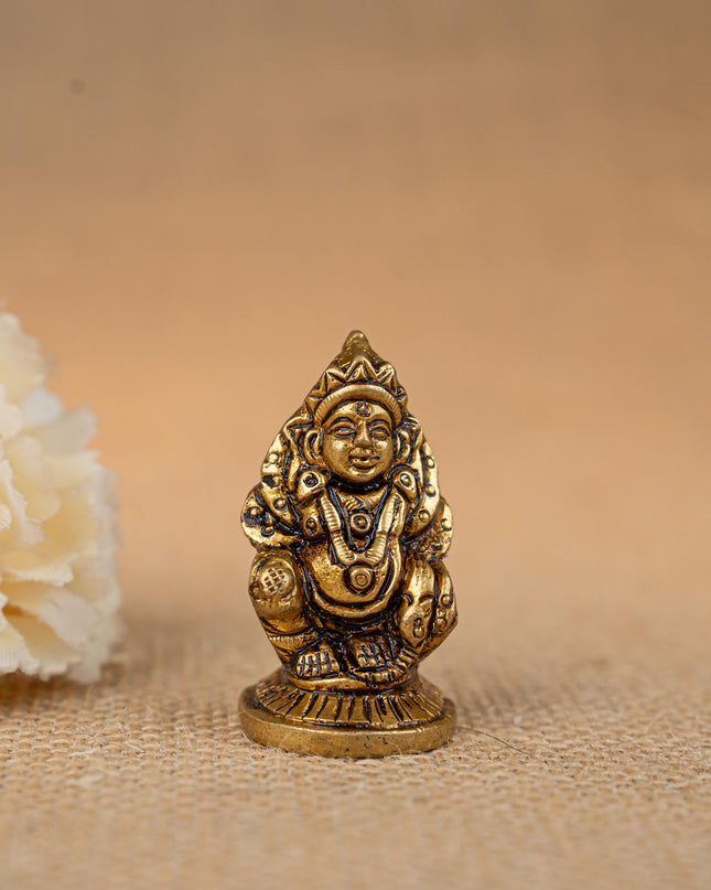 Brass Kuberan Idol - 2 inch - WBG1836