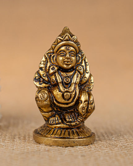 Brass Kuberan Idol - 2 inch - WBG1836