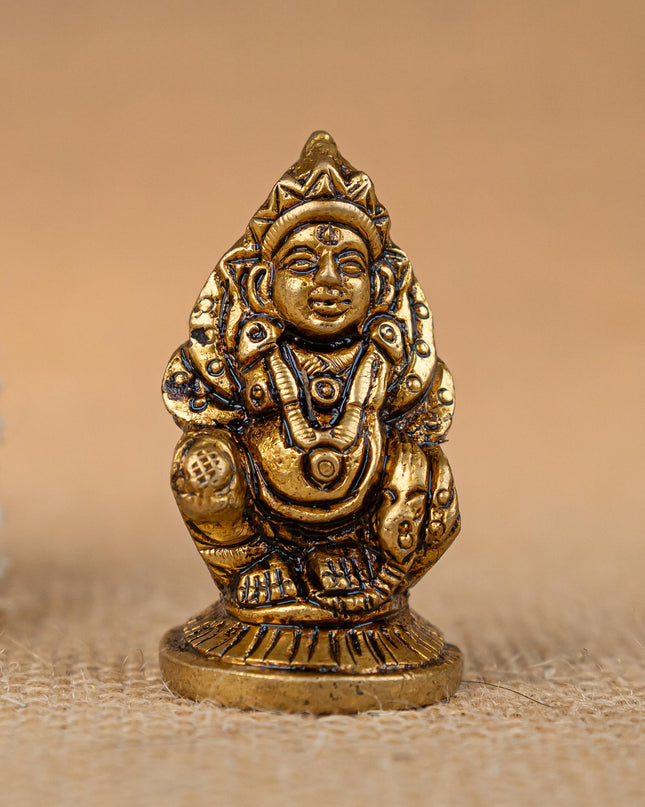 Brass Kuberan Idol - 2 inch - WBG1836