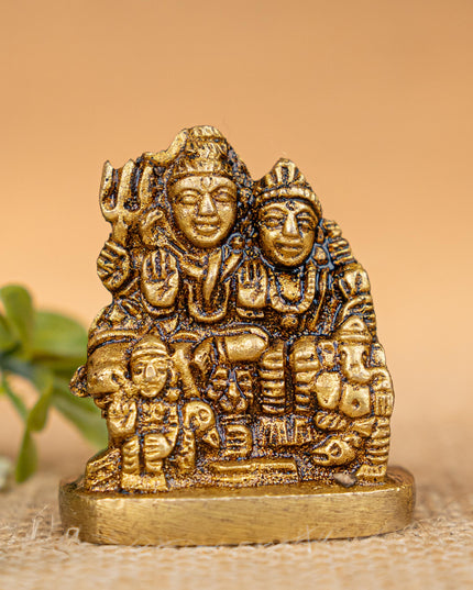 Brass Shiv Parivar Idol - 2 inch - WBG1837